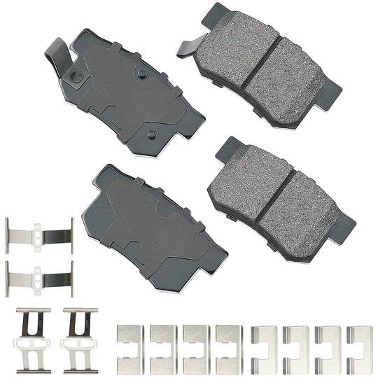 ACT537A ProACT Ultra Premium Ceramic Disc Brake Pad Set Akebono Canada
