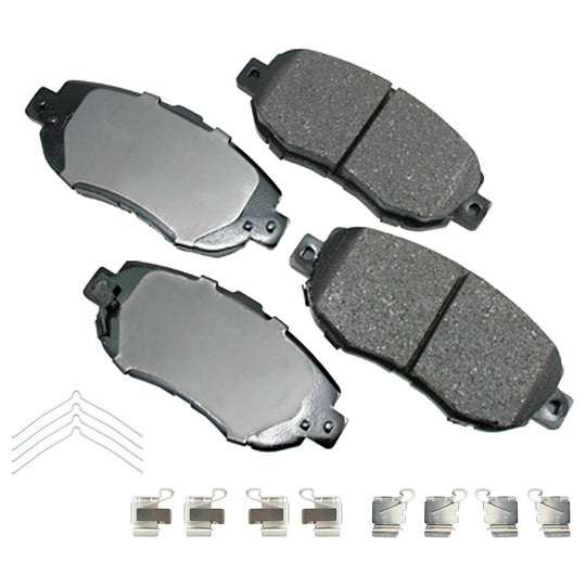 ACT619A ProACT Ultra Premium Ceramic Disc Brake Pad Set Akebono Canada