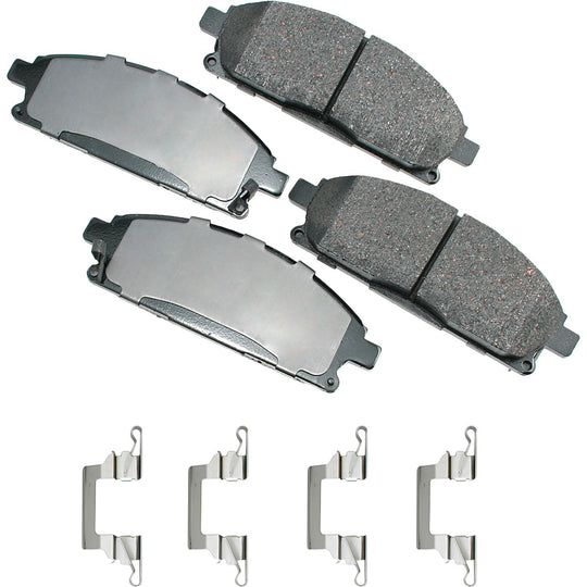 ACT691A ProACT Ultra Premium Ceramic Disc Brake Pad Set Akebono Canada