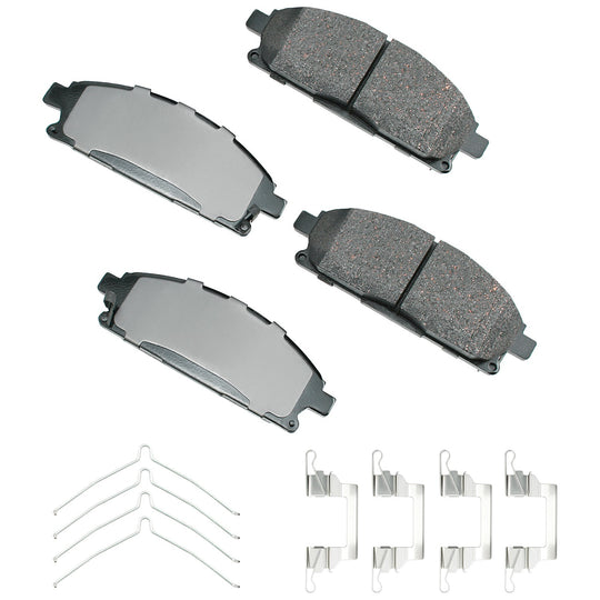 ACT691 ProACT Ultra Premium Ceramic Disc Brake Pad Set Akebono Canada