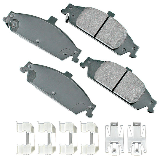 ACT727 ProACT Ultra Premium Ceramic Disc Brake Pad Set Akebono Canada