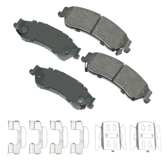 ACT729 ProACT Ultra Premium Ceramic Disc Brake Pad Set Akebono Canada