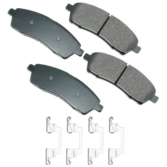 ACT757 ProACT Ultra Premium Ceramic Disc Brake Pad Set Akebono Canada