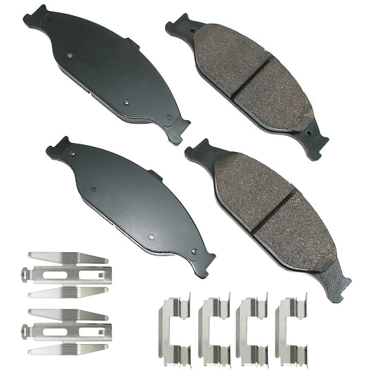 ACT804 ProACT Ultra Premium Ceramic Disc Brake Pad Set Akebono Canada