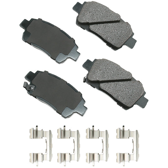 ACT822A ProACT Ultra Premium Ceramic Disc Brake Pad Set Akebono Canada