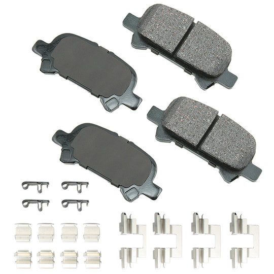 ACT828A ProACT Ultra Premium Ceramic Disc Brake Pad Set Akebono Canada