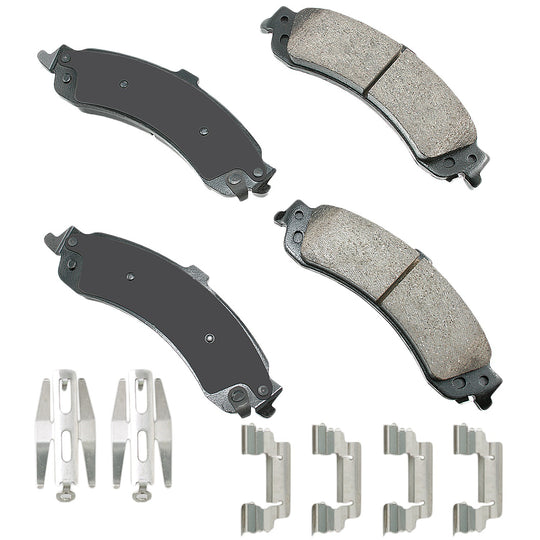 ACT834A ProACT Ultra Premium Ceramic Disc Brake Pad Set Akebono Canada