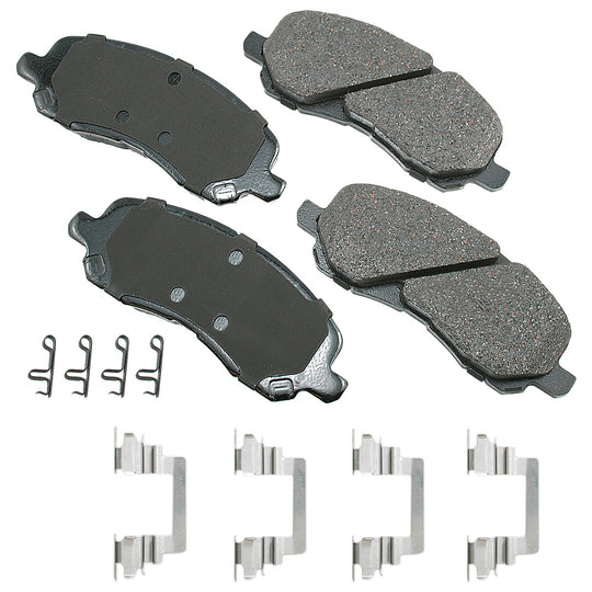 ACT866A ProACT Ultra Premium Ceramic Disc Brake Pad Set Akebono Canada