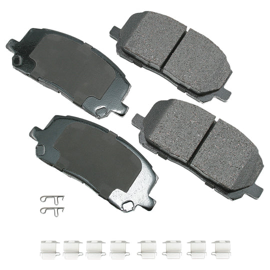 ACT884A ProACT Ultra Premium Ceramic Disc Brake Pad Set Akebono Canada