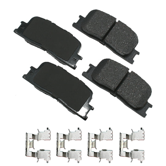 ACT885 ProACT Ultra Premium Ceramic Disc Brake Pad Set Akebono Canada
