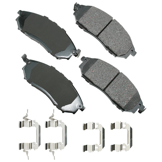 ACT888B ProACT Ultra Premium Ceramic Disc Brake Pad Set Akebono Canada