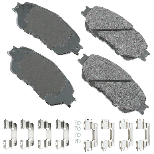 ACT906C ProACT Ultra Premium Ceramic Disc Brake Pad Set Akebono Canada