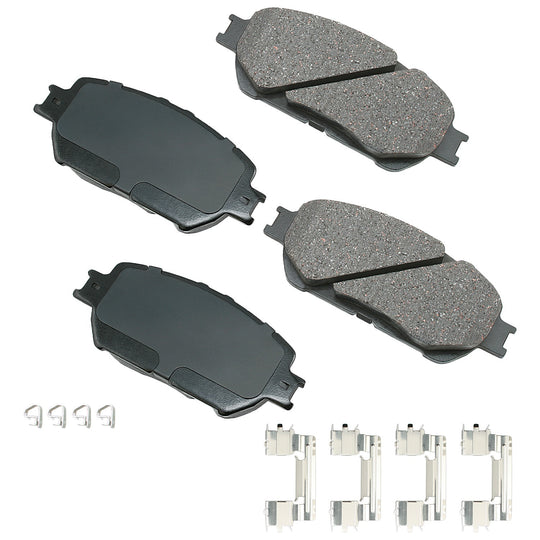 ACT908B ProACT Ultra Premium Ceramic Disc Brake Pad Set Akebono Canada