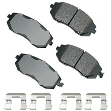 Charger l'image dans la galerie, ACT929A ProACT Ultra Premium Ceramic Disc Brake Pad Set Akebono Canada