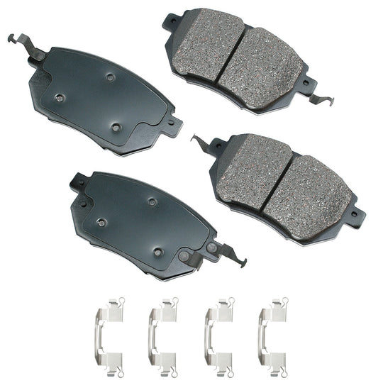 ACT969A ProACT Ultra Premium Ceramic Disc Brake Pad Set Akebono Canada