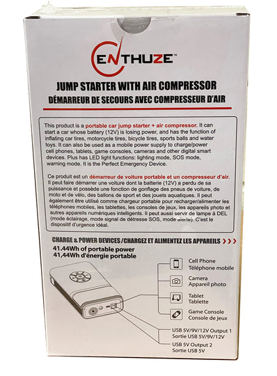 ACTENT-TD6000 Battery Jumper Cable Enthuze Canada