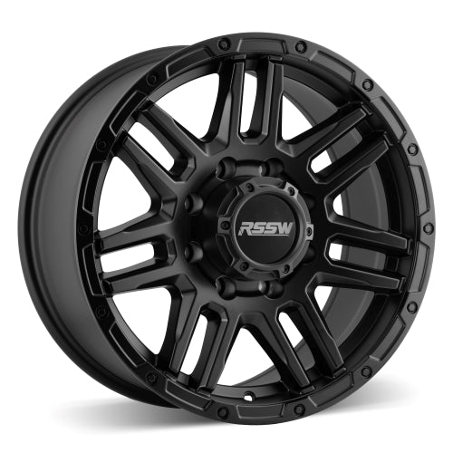 AFD883BSB - RSSW Blitz 18X8.5 8X170 ET 20MM Bore 124.9MM Satin Black - RSSW Wheels Canada