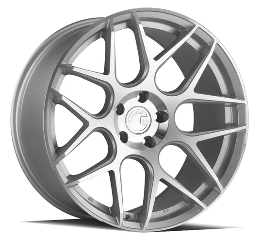 AFF21995512035SMF - Aodhan AFF2 19X9.5 5X120 ET 35mm Gloss Silver Machined Face - Aodhan Wheels Canada