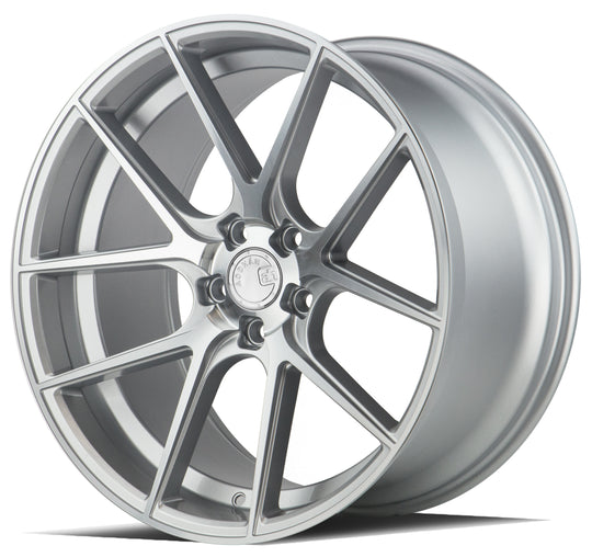 AFF320105512035SMF - Aodhan AFF3 20X10.5 5X120 ET 35mm Gloss Silver Machined Face - Aodhan Wheels Canada
