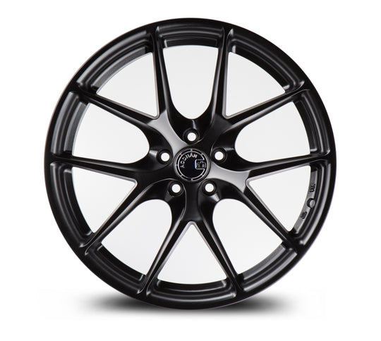 AFF71885511235MB - Aodhan AFF7 18X8.5 5X112 ET 35mm Matte Black - Aodhan Wheels Canada