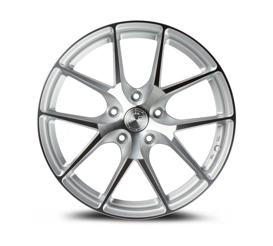AFF71885511235SMF - Aodhan AFF7 18X8.5 5X112 ET 35mm Gloss Silver Machined Face - Aodhan Wheels Canada