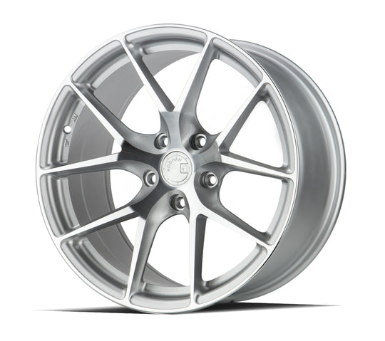 AFF71885511435SMF - Aodhan AFF7 18X8.5 5X114.3 ET 35mm Gloss Silver Machined Face - Aodhan Wheels Canada