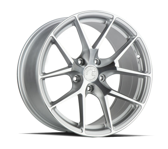 AFF71885511435SMF - Aodhan AFF7 18X8.5 5X114.3 ET 35mm Gloss Silver Machined Face - Aodhan Wheels Canada
