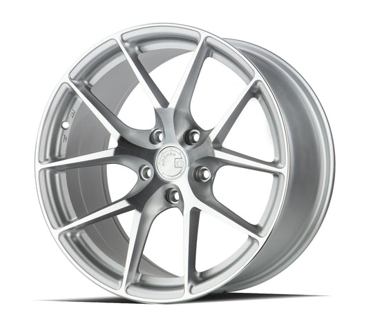 AFF71885512035SMF - Aodhan AFF7 18X8.5 5X120 ET 35mm Gloss Silver Machined Face - Aodhan Wheels Canada