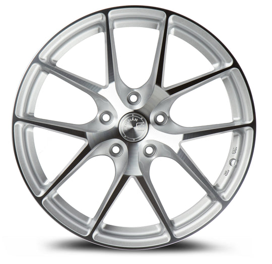 AFF71985511235SMF - Aodhan AFF7 19X8.5 5X112 ET 35mm Gloss Silver Machined Face - Aodhan Wheels Canada