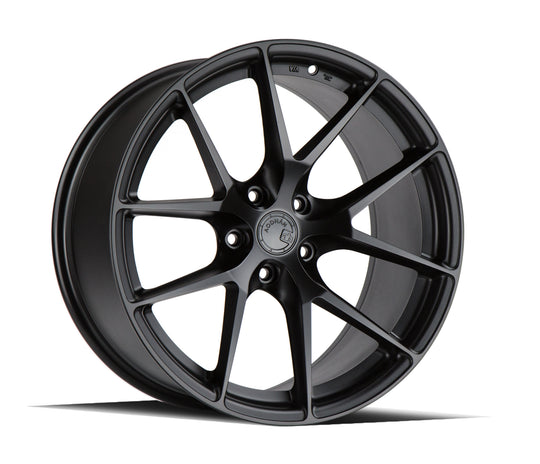 AFF71995511235MB - Aodhan AFF7 19X9.5 5X112 ET 35mm Matte Black - Aodhan Wheels Canada