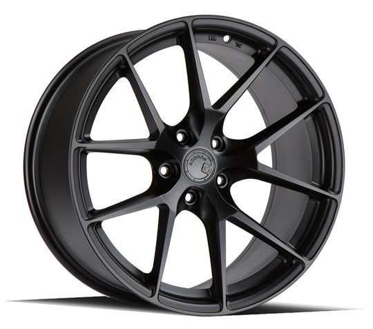 AFF72090511430MB - Aodhan AFF7 20X9 5X114.3 ET 30mm Matte Black - Aodhan Wheels Canada
