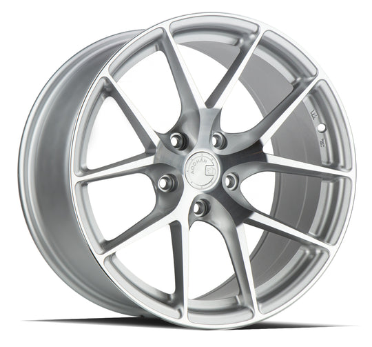 AFF72090511430SMF - Aodhan AFF7 20X9 5X114.3 ET 30mm Gloss Silver Machined Face - Aodhan Wheels Canada
