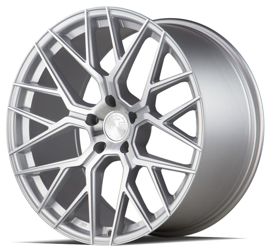 AFF920105512035SMF - Aodhan AFF9 20X10.5 5X120 ET 35mm Gloss Silver Machined Face - Aodhan Wheels Canada