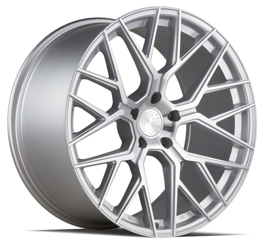 AFF920105512035SMF - Aodhan AFF9 20X10.5 5X120 ET 35mm Gloss Silver Machined Face - Aodhan Wheels Canada