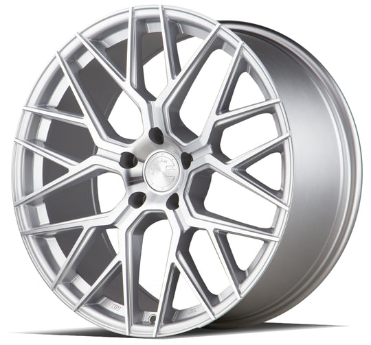 AFF92090511230SMF - Aodhan AFF9 20X9 5X112 ET 30mm Gloss Silver Machined Face - Aodhan Wheels Canada