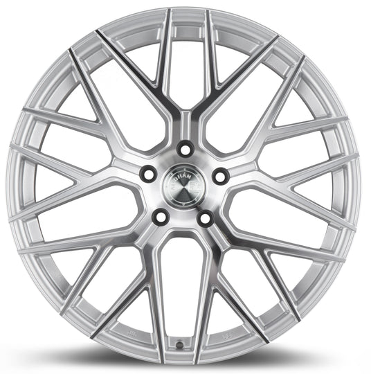 AFF92090512030SMF - Aodhan AFF9 20X9 5X120 ET 30mm Gloss Silver Machined Face - Aodhan Wheels Canada