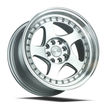 Load image into Gallery viewer, AH0116804100114315SMF - Aodhan AH01 16X8 4X114.3 / 4X100 ET 15mm Silver with Machined Face - Aodhan Wheels Canada