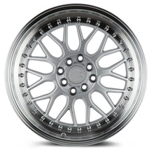 Load image into Gallery viewer, AH0217804100114335SML - Aodhan AH02 17X8 4X114.3 / 4X100 ET 35mm Silver with Machined Lip - Aodhan Wheels Canada