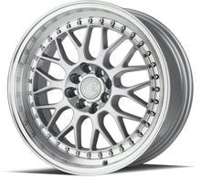 Load image into Gallery viewer, AH0217804100114335SML - Aodhan AH02 17X8 4X114.3 / 4X100 ET 35mm Silver with Machined Lip - Aodhan Wheels Canada