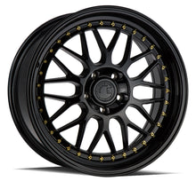 Load image into Gallery viewer, AH021885511435GB - Aodhan AH02 18X8.5 5X114.3 ET 35mm Gloss Black ( Gold Rivet) - Aodhan Wheels Canada