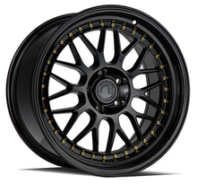 Charger l'image dans la galerie, AH021895510035GB - Aodhan AH02 18X9.5 5X100 ET 35mm Gloss Black ( Gold Rivet) - Aodhan Wheels Canada