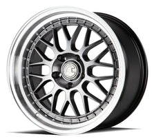 Load image into Gallery viewer, AH021895510035HB - Aodhan AH02 18X9.5 5X100 ET 35mm Hyper Black with Machined Lip - Aodhan Wheels Canada