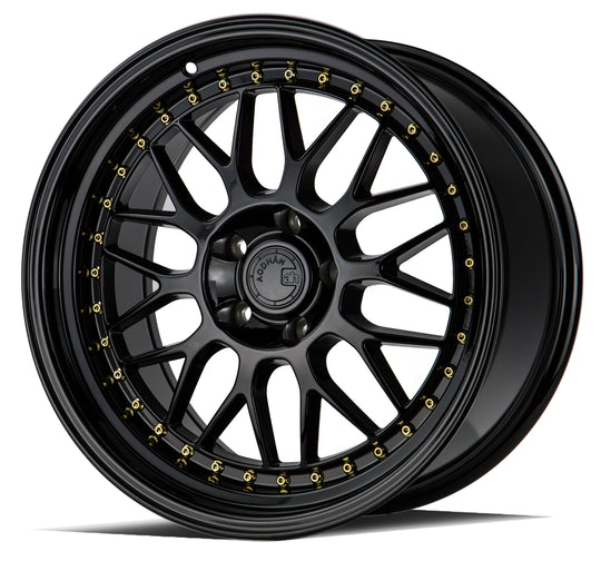 AH021895510035SML - Aodhan AH02 18X9.5 5X100 ET 35mm Silver with Machined Lip - Aodhan Wheels Canada