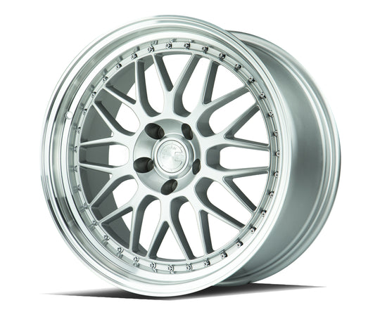 AH021895512035SML - Aodhan AH02 18X9.5 5X120 ET 35mm Silver with Machined Lip - Aodhan Wheels Canada