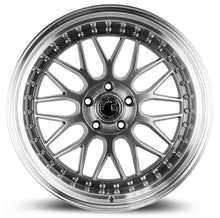 Load image into Gallery viewer, AH021911511422HB - Aodhan AH02 19X11 5X114.3 ET 22mm Hyper Black with Machined Lip - Aodhan Wheels Canada