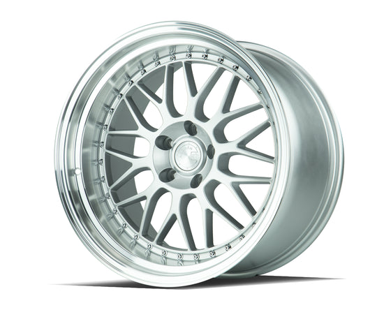 AH0219115114322SML - Aodhan AH02 19X11 5X114.3 ET 22mm Silver with Machined Lip - Aodhan Wheels Canada