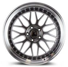 Load image into Gallery viewer, AH021995511412HB - Aodhan AH02 19X9.5 5X114.3 ET 12mm Hyper Black with Machined Lip - Aodhan Wheels Canada