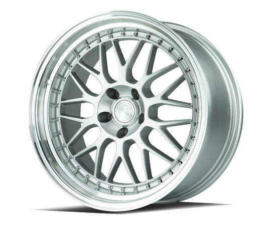 AH0219955114312SML - Aodhan AH02 19X9.5 5X114.3 ET 12mm Silver with Machined Lip - Aodhan Wheels Canada