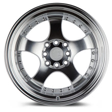 Load image into Gallery viewer, AH0316804100114315SMF - Aodhan AH03 16X8 4X114.3 / 4X100 ET 15mm Silver with Machined Face - Aodhan Wheels Canada