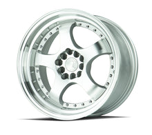 Load image into Gallery viewer, AH0317905100114325SMF - Aodhan AH03 17X9 5X100 / 5X114.3 ET 25mm Silver with Machined Face - Aodhan Wheels Canada